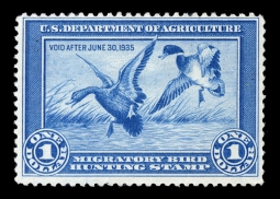 "RW1, NH Mallards Duck Stamp"