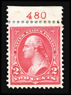 US 267   1895 2-cent Washington Ty. III