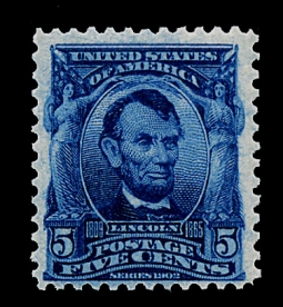 US 304 1902 Five-cent Lincoln