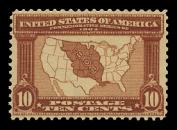 US 327 1904 Louisiana Purchase  Map
