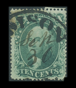 US 32 10-cent Washington, Green (Copy)