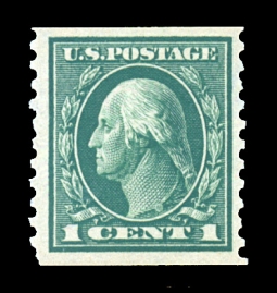 US 443 1914 One-cent Washington Perf. 10