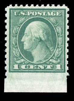 US 538 1919 One-Cent Washington  Rotary Press Coil Waste