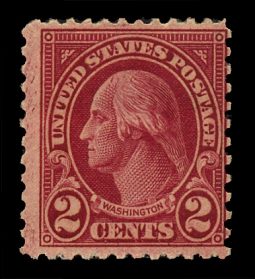 US 634A Two-cent Washington Type II Plate # Single