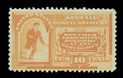 US E3 1893 10-cent Orange Running Messenger