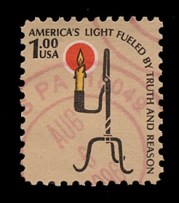US 1610 $1 Candlestick Americana Issue