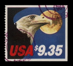 US 1909 $9.35 Express Mail Eagle and Moon