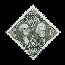 US 2592 $5 George Washington & Andrew Jackson