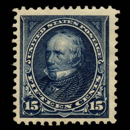 US 274 1895 15 Cent Clay, Watermarked