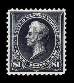 US 276  1895 $1 Perry  Watermarked Ty. I
