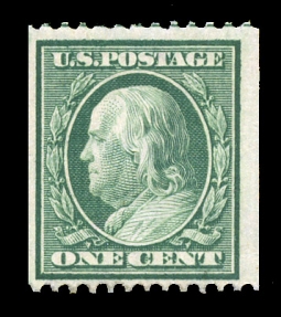 US 385 1910 One-Cent Franklin