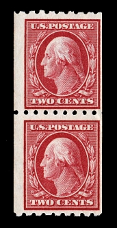 US 391 1910 Two-cent Franklin Coil