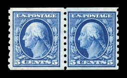 US 396  Five-cent Washington Coil Pair