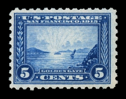 US 403 Five-Cent Golden Gate Perf 10