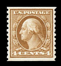US 457 1915 Four-cent Washington Coil