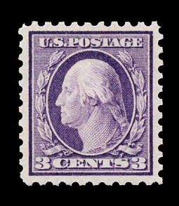 US 464 1916 Washington Three-cent Purple