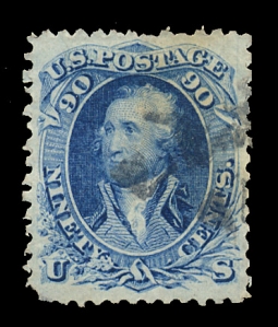 US 72 1861 90-Cent Washington