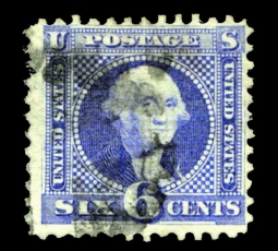 US 115 1869 Six-cent Washington