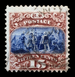 US 118 15-cent  landing of Columbus type I