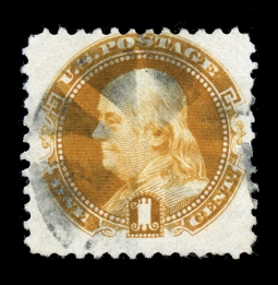 US 133  One-Cent Buff Franklin Reissue