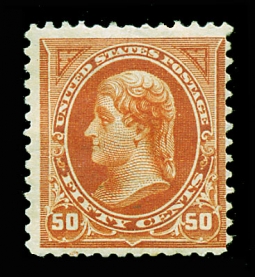 US 275   1895 50-cent Jefferson  Watermarked