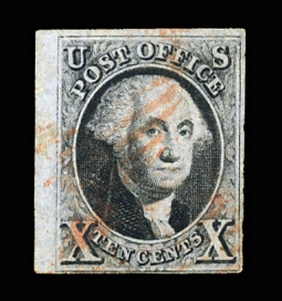 US #2 4-Margin, 10-Cent Washington Light Blue CXL