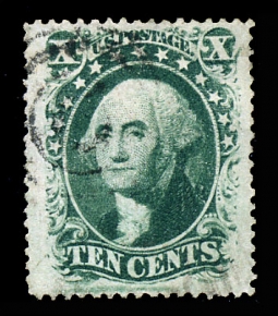 US 35  1859 10-Cent Washington Type V