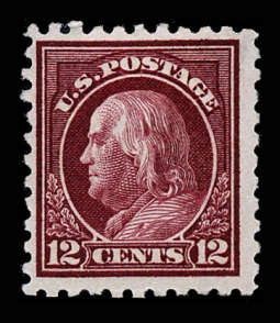 US 474 12-cent Franklin Perf. 10