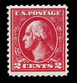 US 528B Two-cent Washington Type VII   Offset