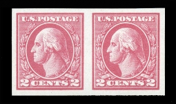 US 533 Two-Cent  Washingtron Type V Imperforate Offset