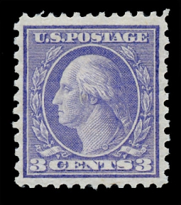 Us 541 Three-cent Washington Perf 11 x 10 Coil Waste