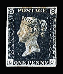 GB #1 Penny Black