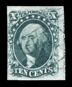 US 15 1855 10 Cent Washington Ty. III