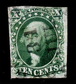 US 16 1855 10 Cent Washington Ty. IV
