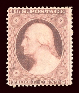 US 26, Claret Three-Cent Washington