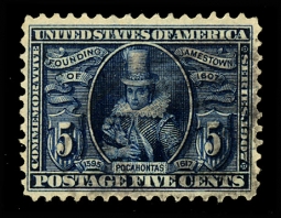 US 330 Five-cent Pocahontas