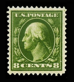US 380 1910 Eight-Cent Washington