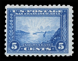 US 403 Five-Cent Golden Gate Perf 10