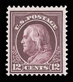 US 417 1912 12-Cent Franklin