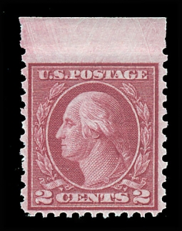 US 540 1919 Two-cent Washington  Rotary Press