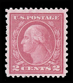 US 540  2-Cent Washington Rotary  Press