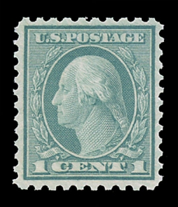 US 542 1920 One Cent Washington  Rotary Press