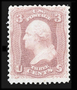 US 65 1861 3 Cent Washington