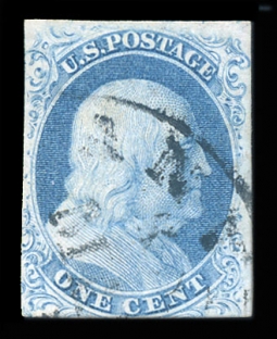 US 8A One-cent Franklin Type IIIa