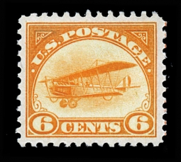 US C1 Orange Biplane