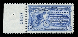 US E9 1914 10-cent Ultramarine Special Delivery