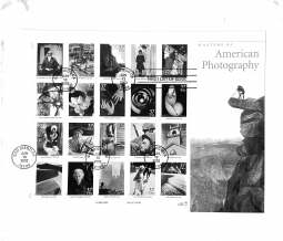 US 3649 Masters of American Photography Pane Used