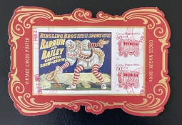US 4905c Variety, 2014 Circus Posters Souvenir Sheet Die Cut Used