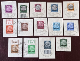 Lorraine Occupation Stamp Set N43-58, Lothringen