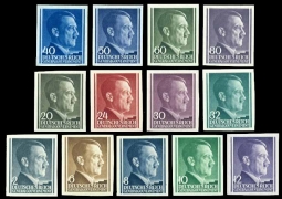 GG N76//90 Hitler Portrait Imperforate Group